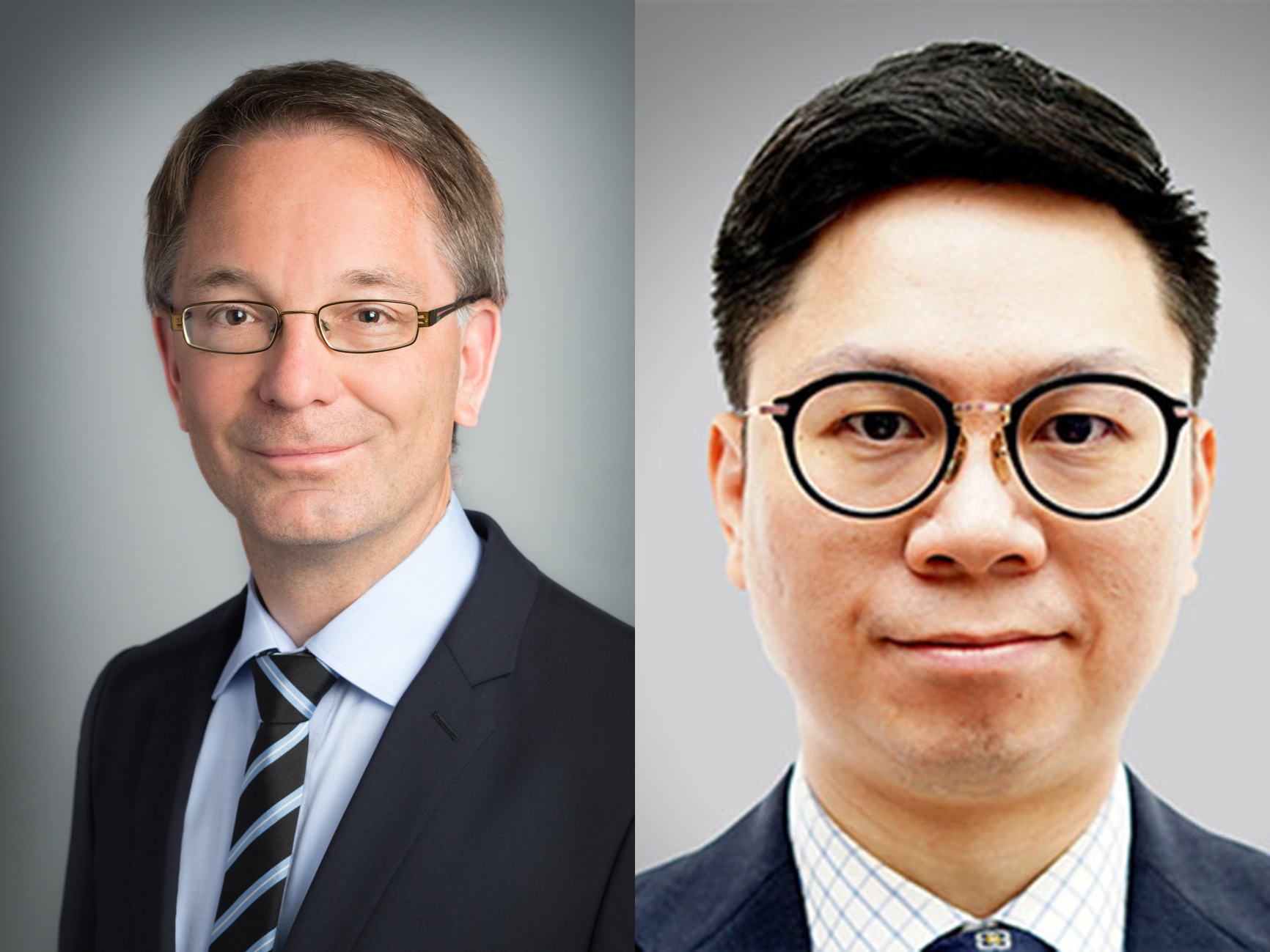 Bernd Weidensteiner und Tommy Wu