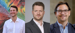 Richard Bluhm, Paul Schaudt und Christian Leßmann